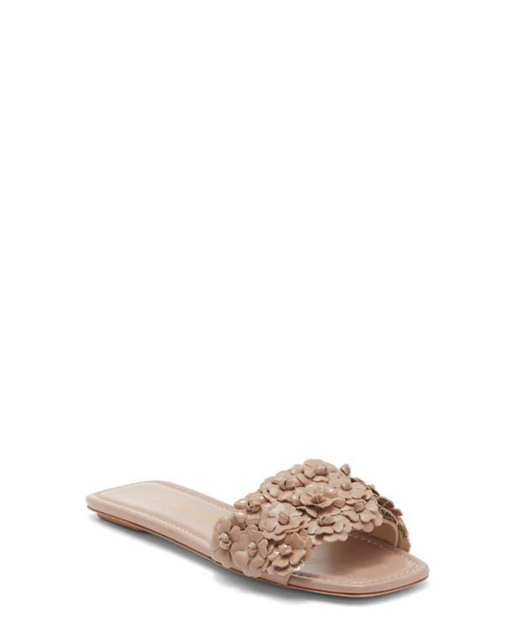 Stuart Weitzman Brown Meadow Slide Sandal