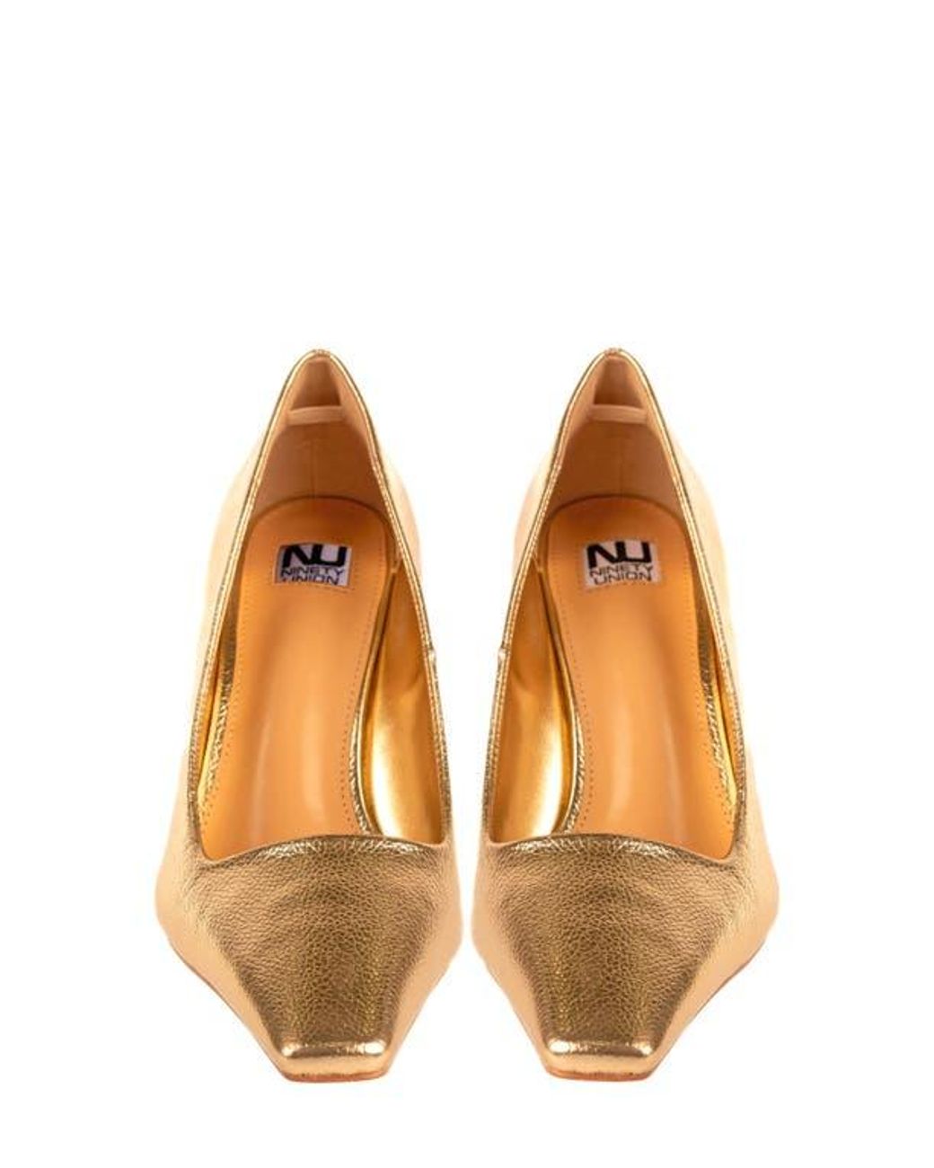 Ninety Union Brown Intense Snake Embossed Pump