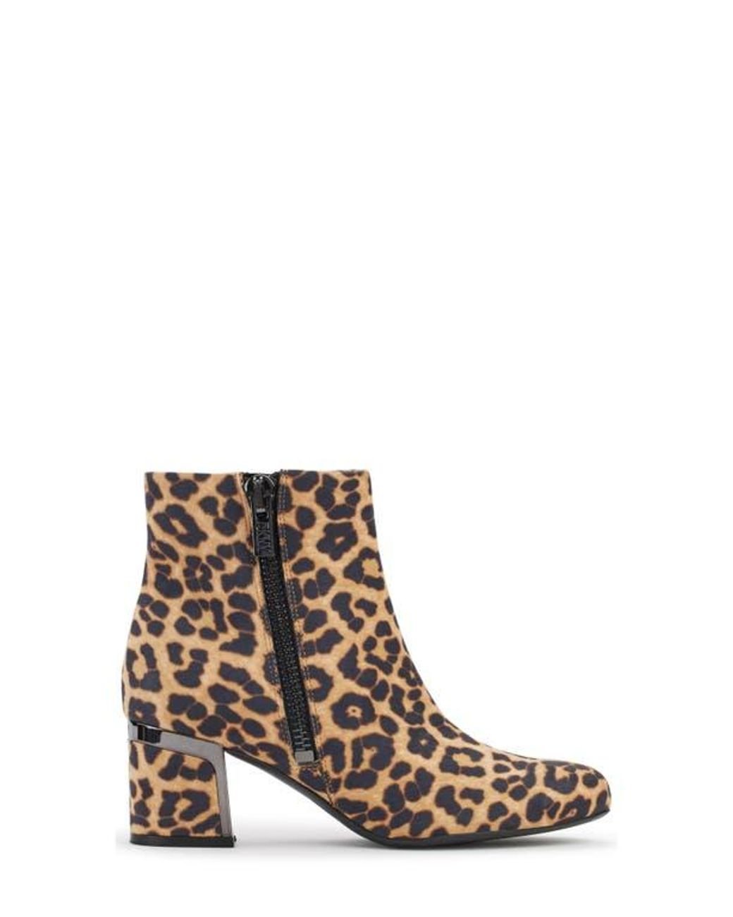Dkny leopard print boots discount