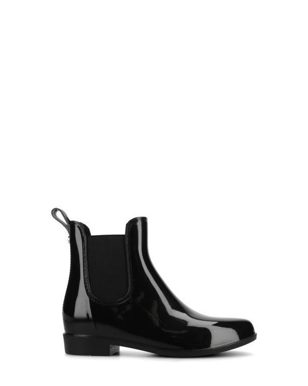 Journee Collection Black Drizzle Waterproof Rain Boot