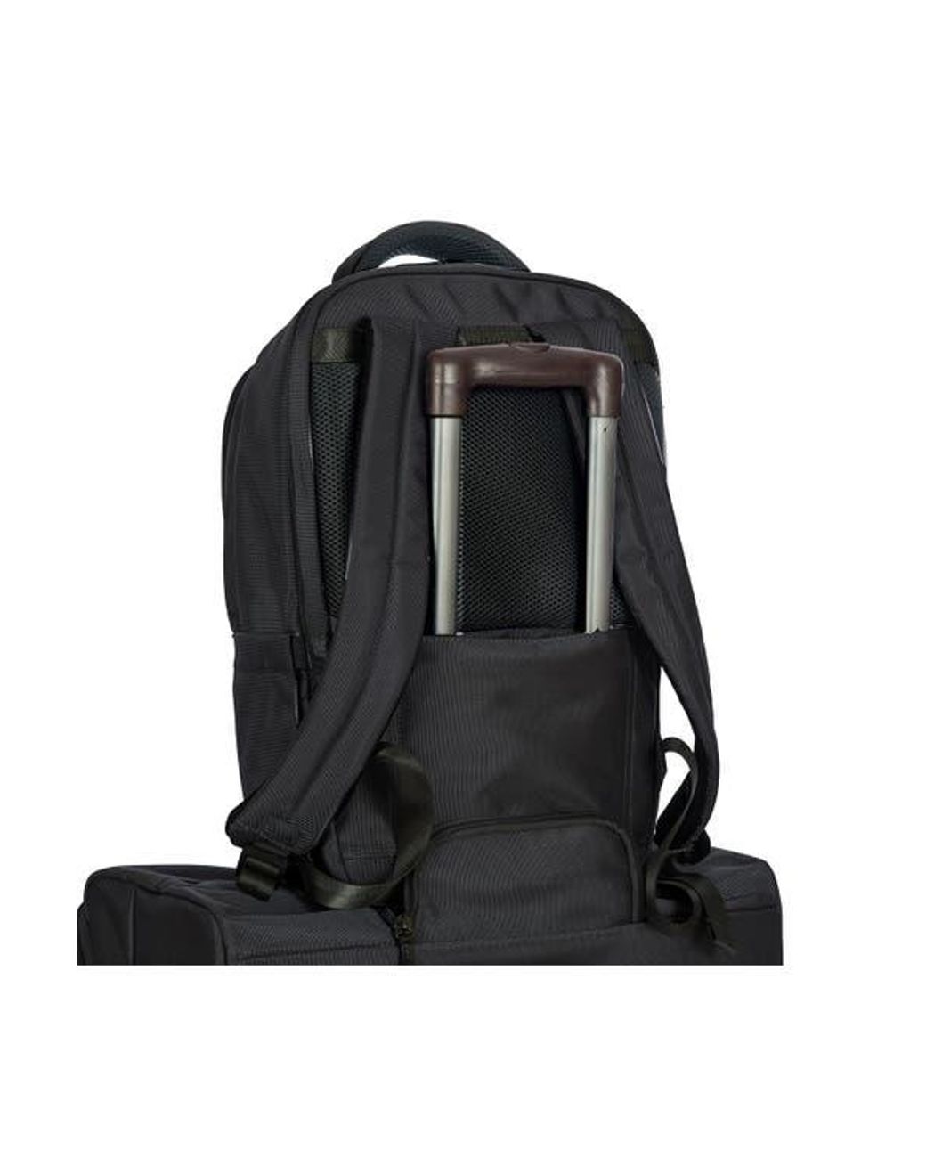 Bric's Black Large Nylon Backpack for men