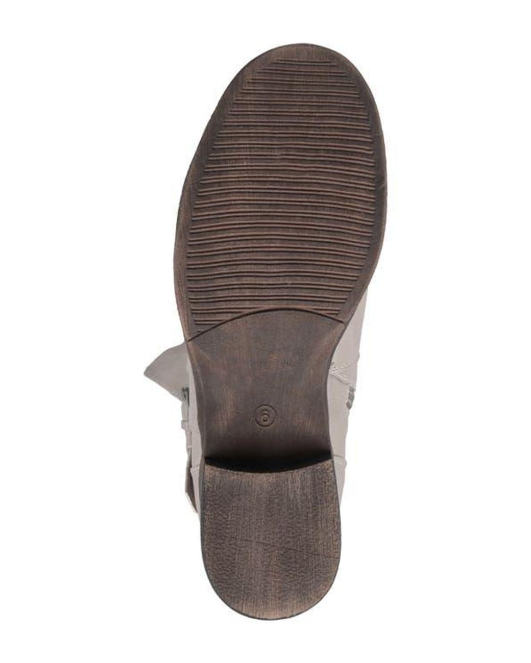 Journee Collection Gray Bite Ruched Riding Boot