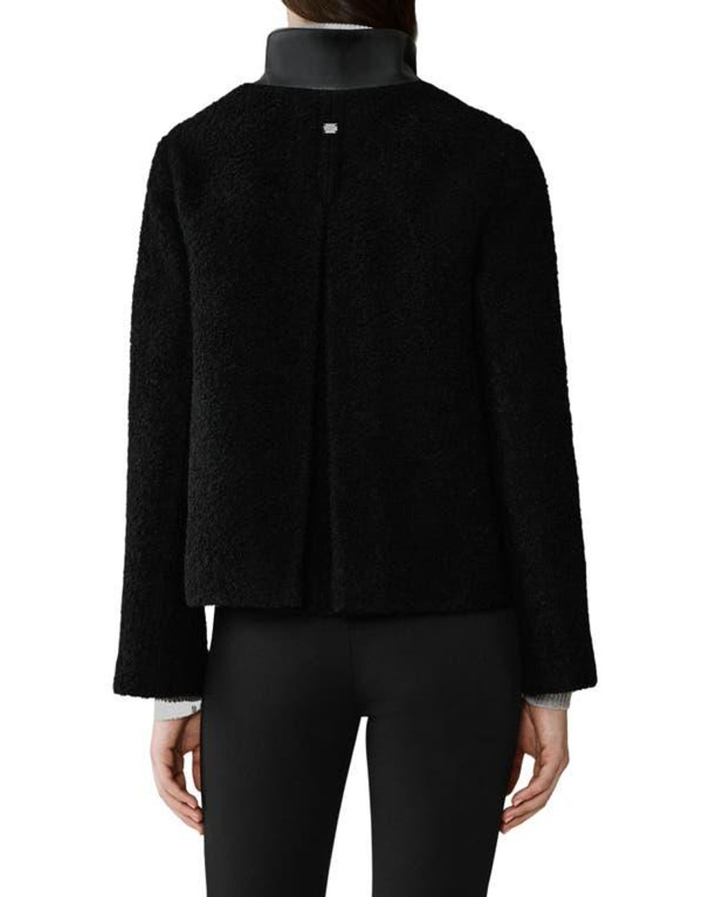 SOIA & KYO Black Kaitlyn Zip Jacket