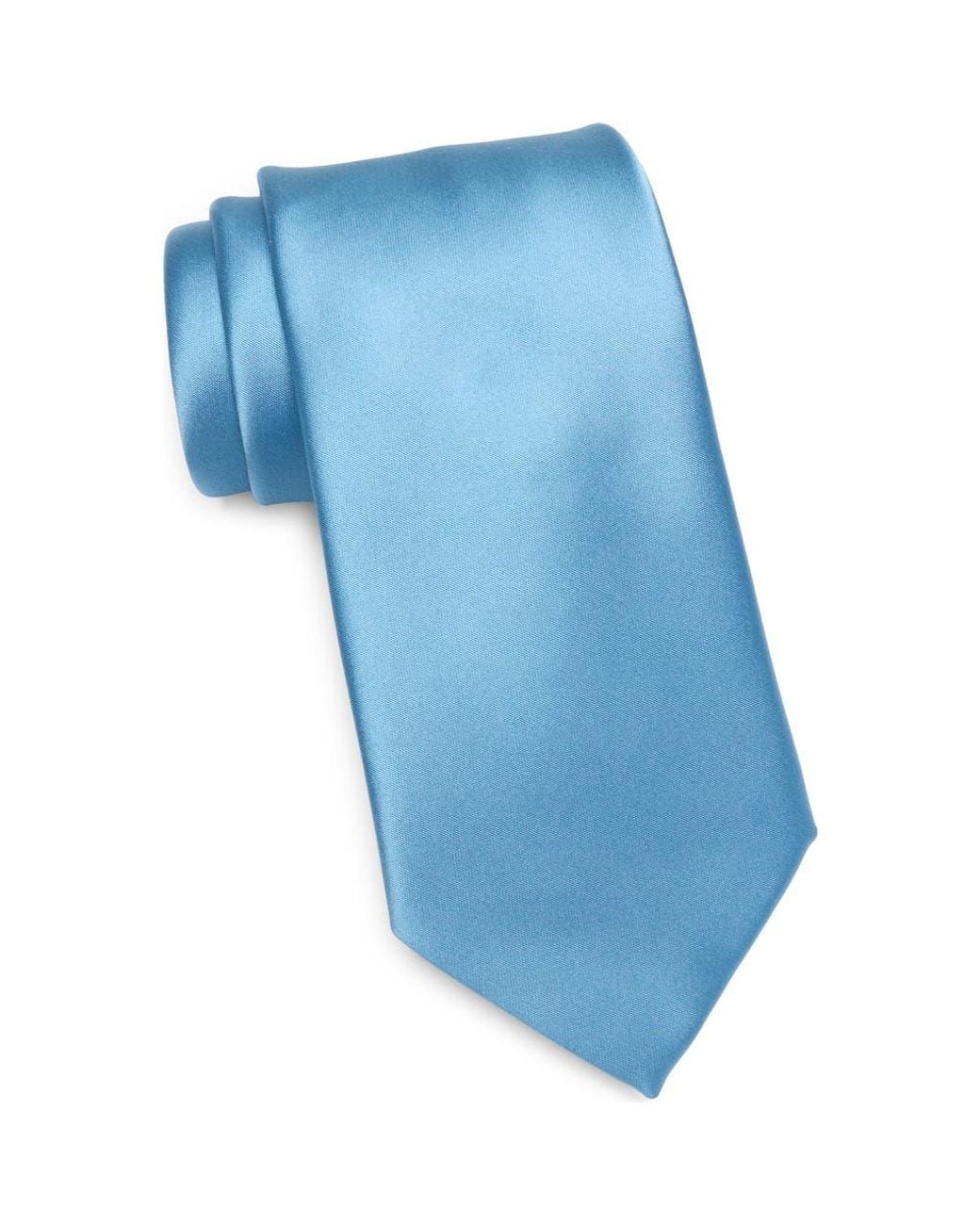 Nordstrom Rack Blue Solid Satin Tie for men
