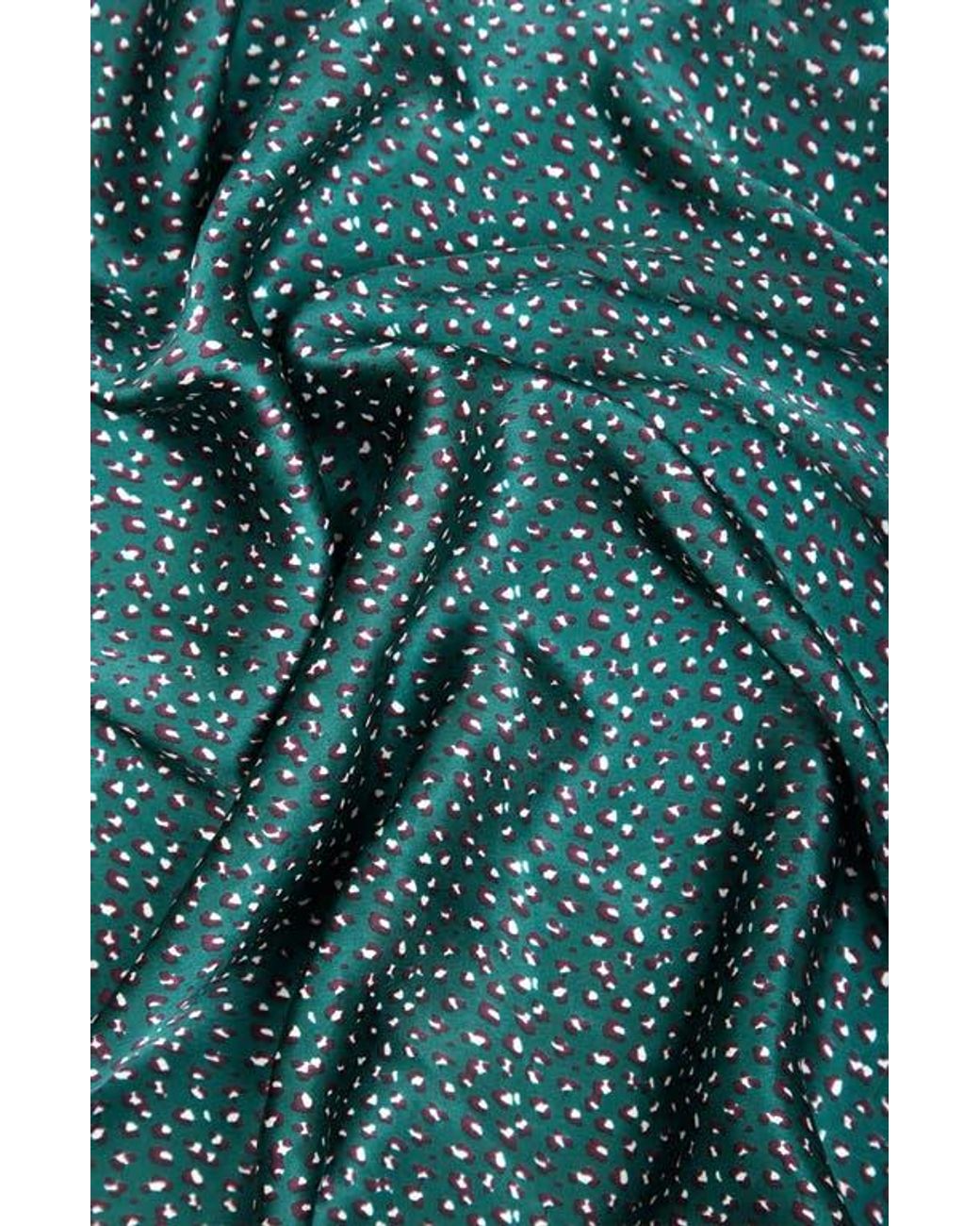 Saachi Blue Speckled Silk Scarf