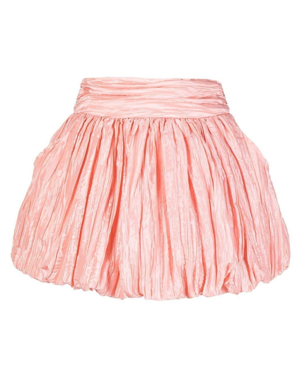 LoveShackFancy Gathered-detail Mini Skirt in Pink | Lyst UK