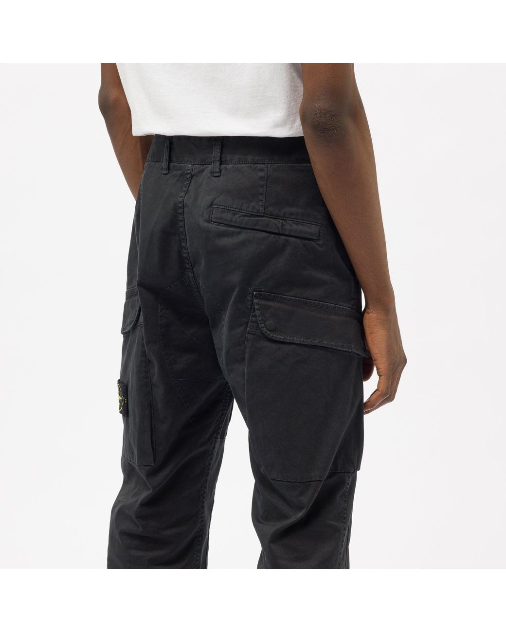 Stone Island 302l1 Utility Cargo Pants in Blue for Men | Lyst