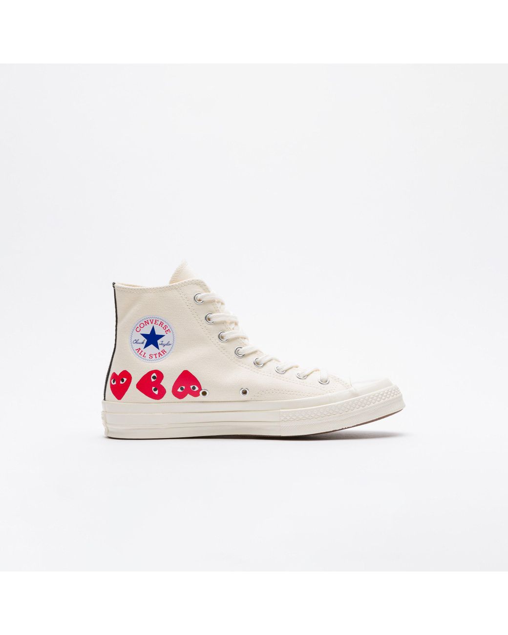 comme des garcons converse high top white