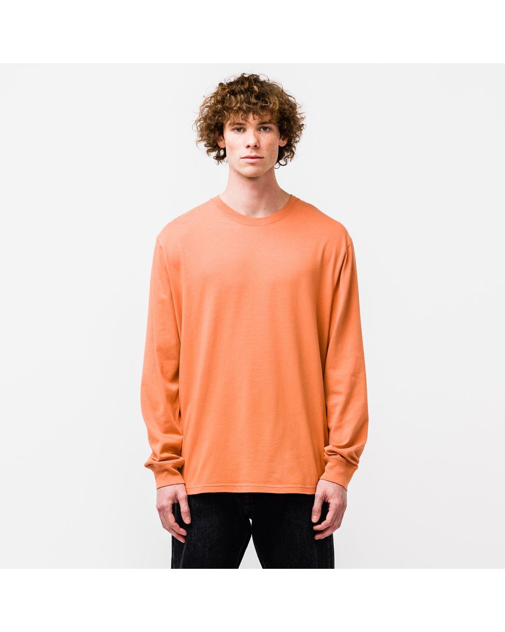 salmon long sleeve t shirt