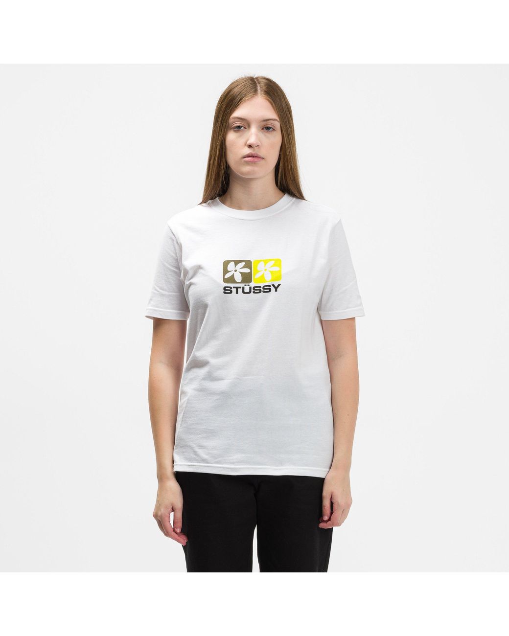 stussy flower t shirt