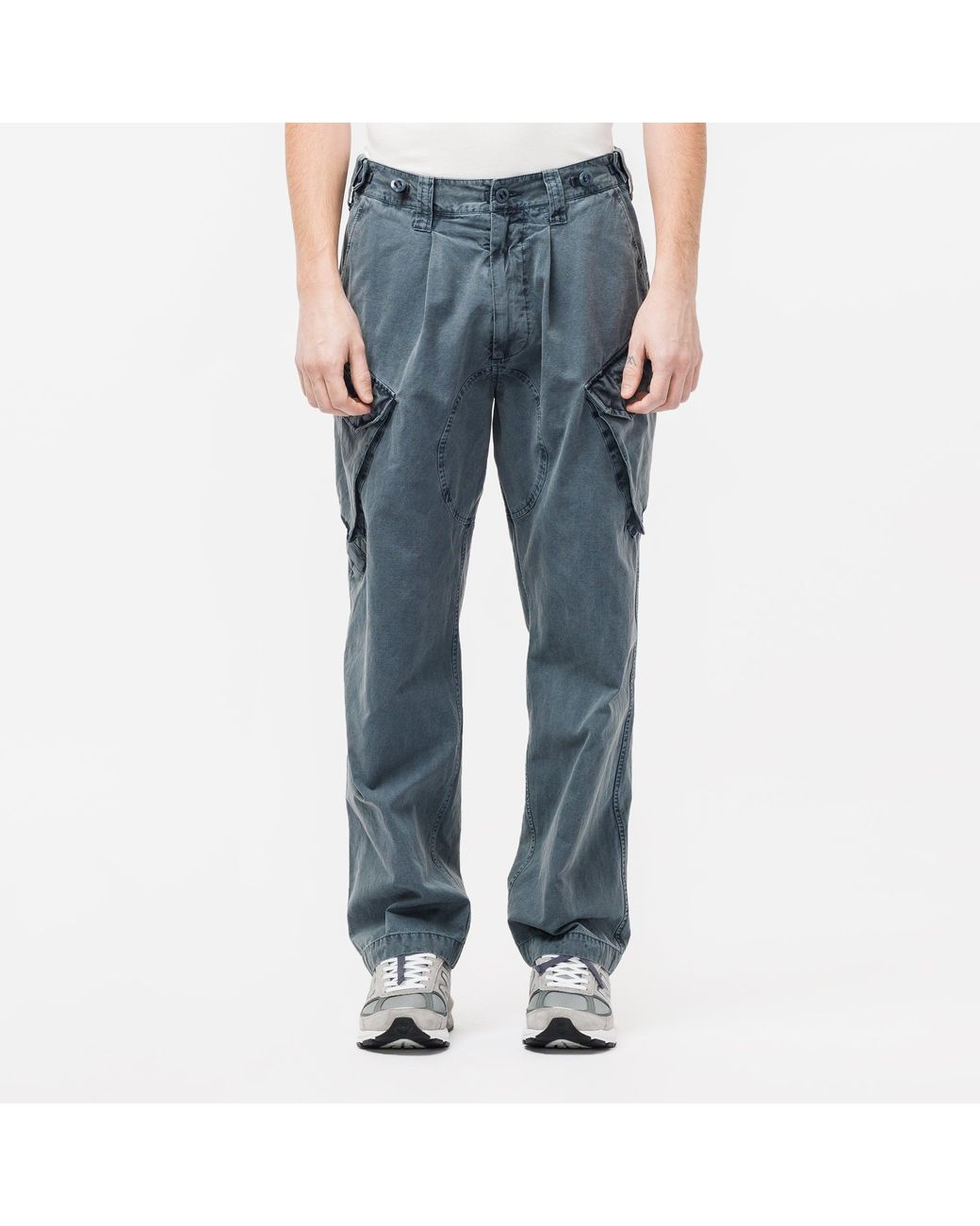 thisisneverthat Cotton Overdyed Utility Pants in Slate (Blue) for 