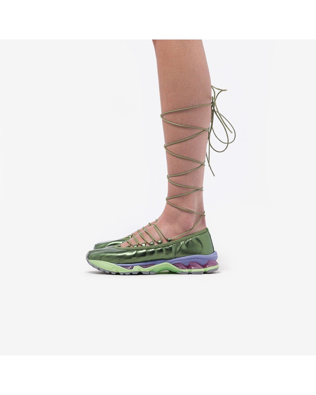 Kiko Kostadinov Ballet Hybrid Shoe in Green | Lyst UK