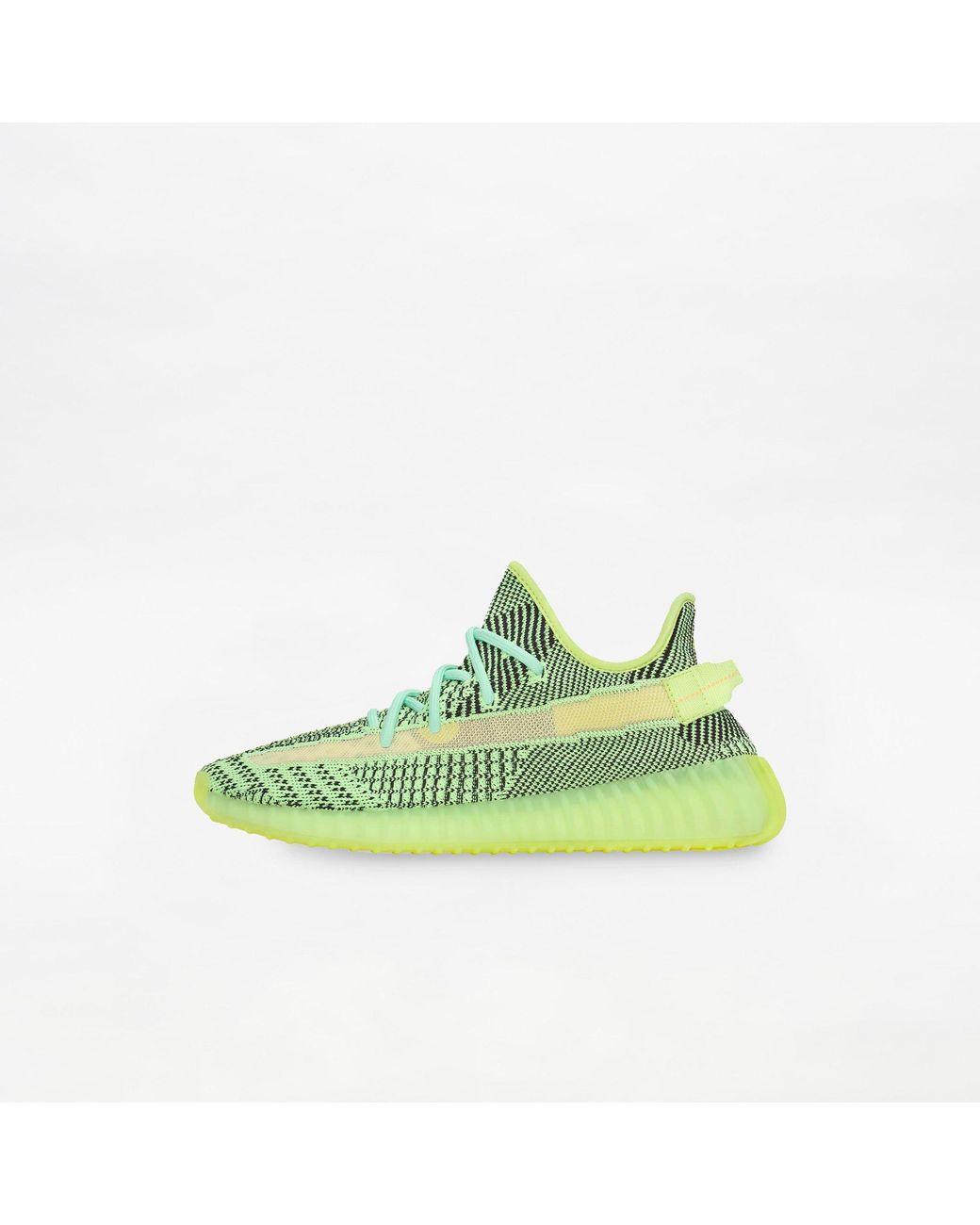 yeezys neon yellow