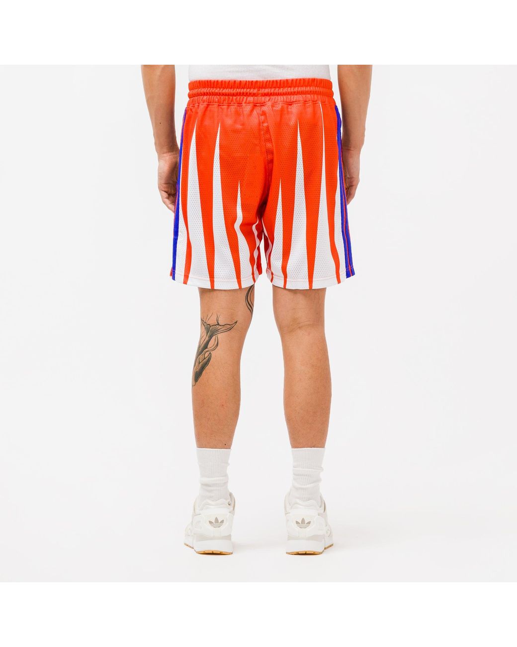adidas orange tennis shorts