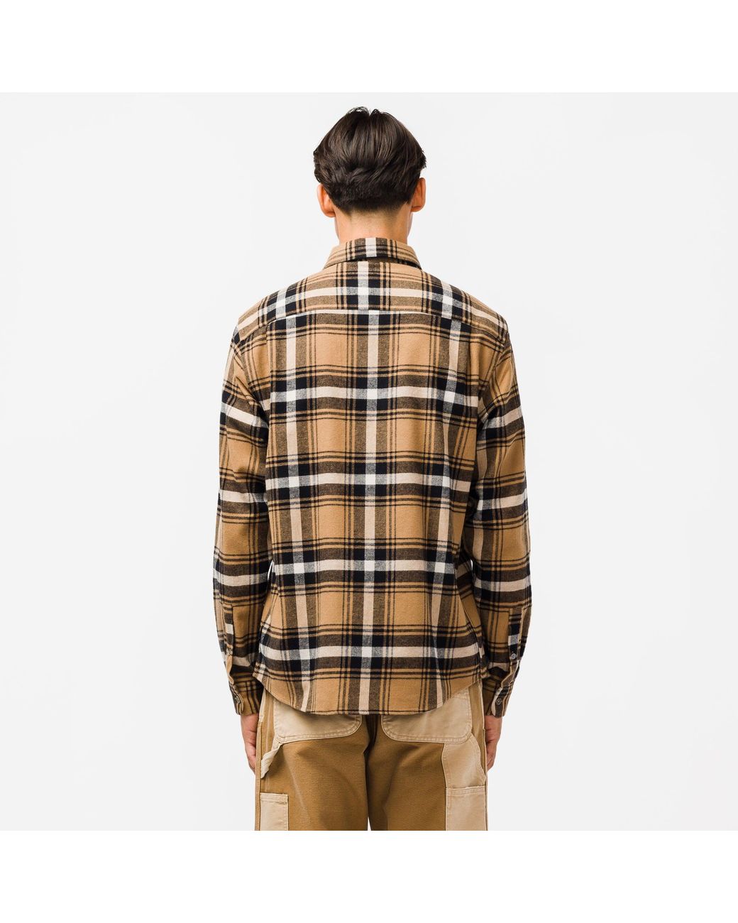 Stussy Cotton Classic Bailey Plaid Shirt in Brown for Men | Lyst