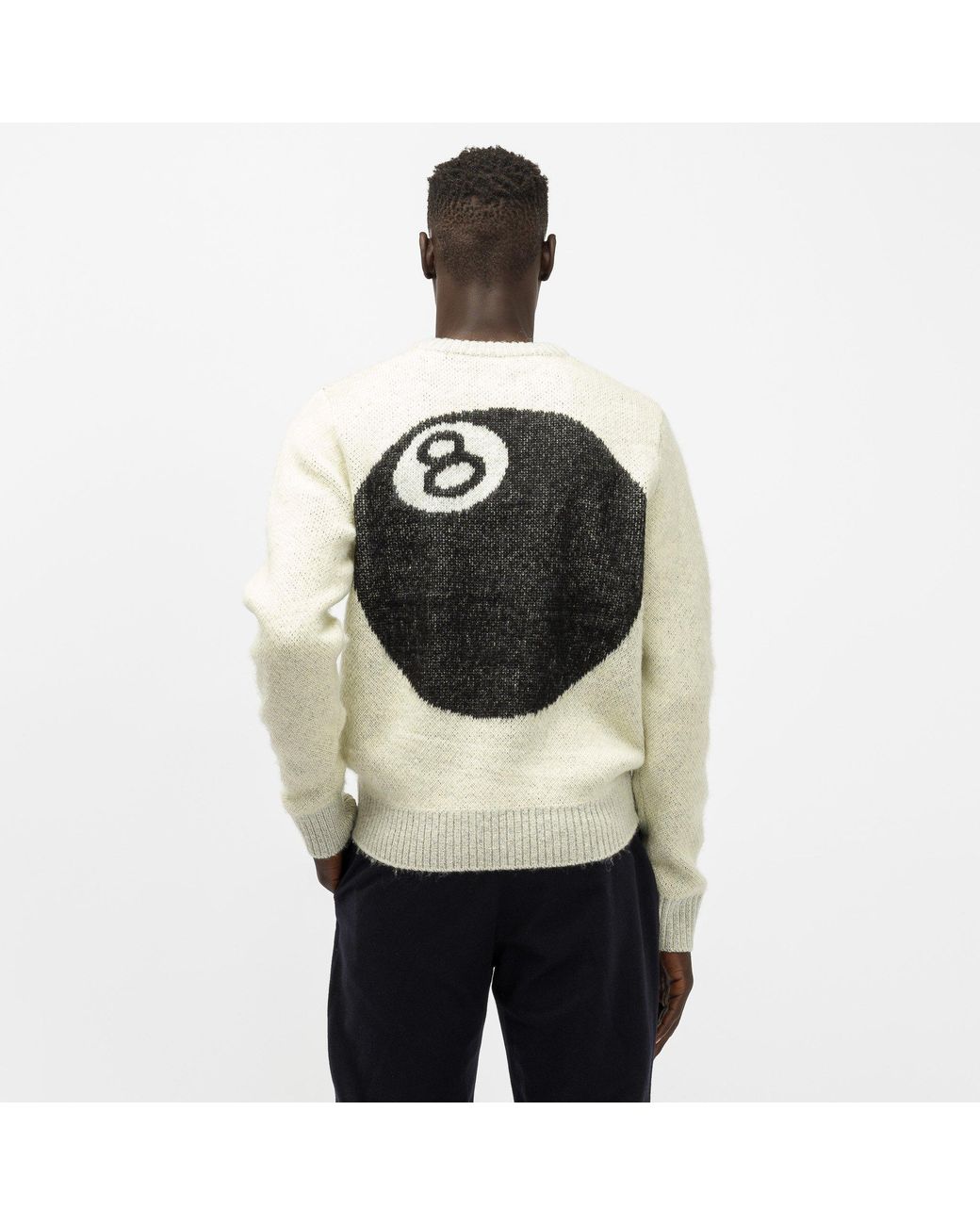 STUSSY 8 Ball Heavy Brushed Sweater S - トップス