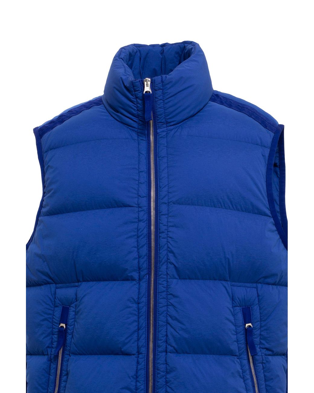 royal blue puffer vest mens