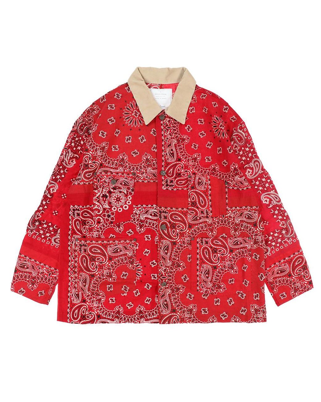 READYMADE BANDANA RED BASEBALL SHIRT 2 seven-health.com