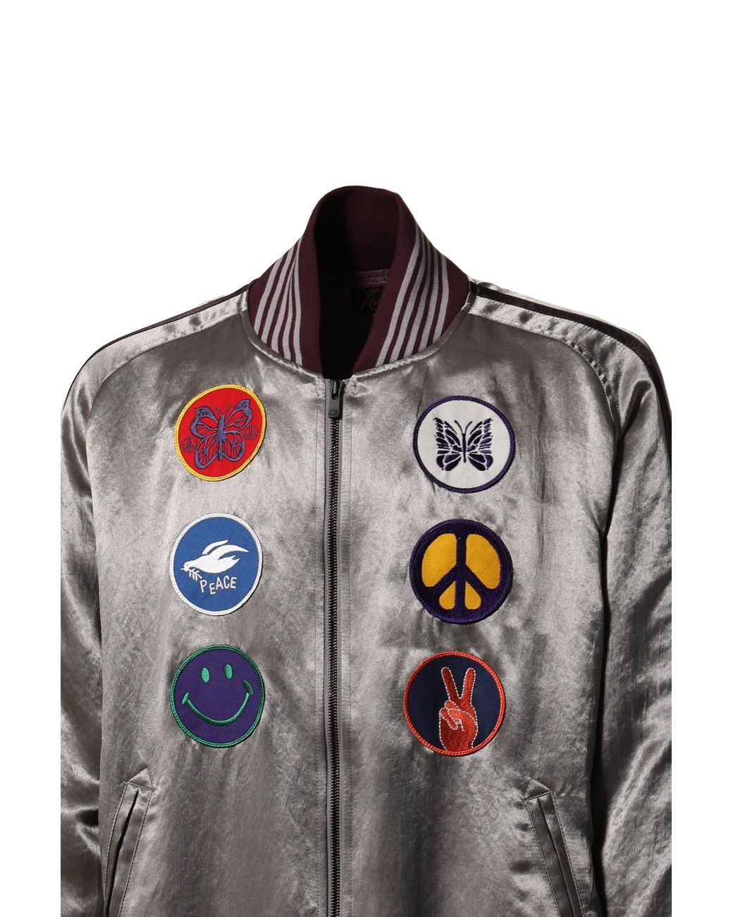 Needles Award Jacket - Acetate Sateen in Black | Lyst