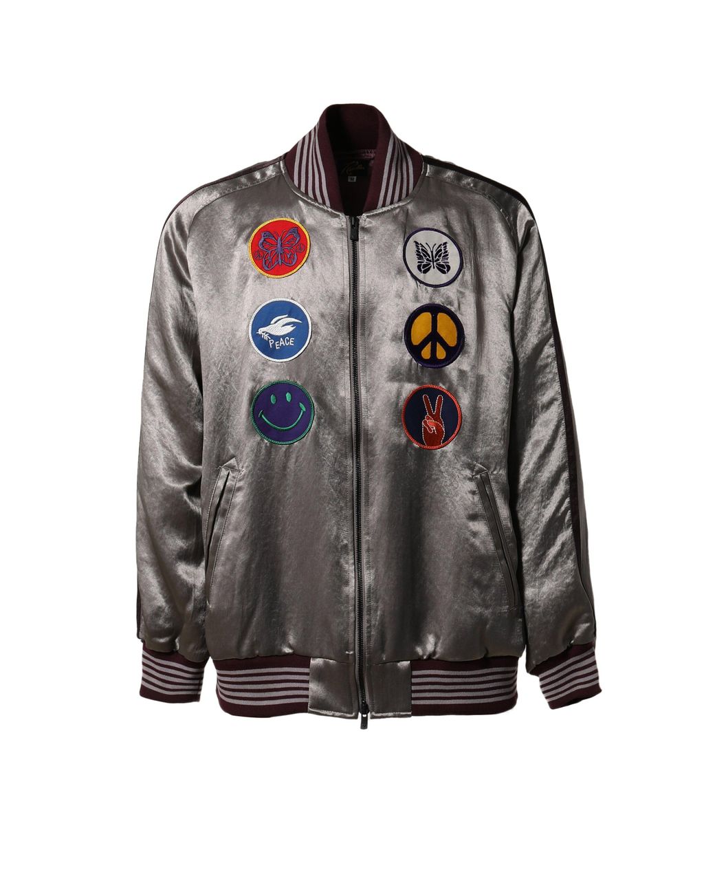 Needles Award Jacket - Acetate Sateen in Black | Lyst