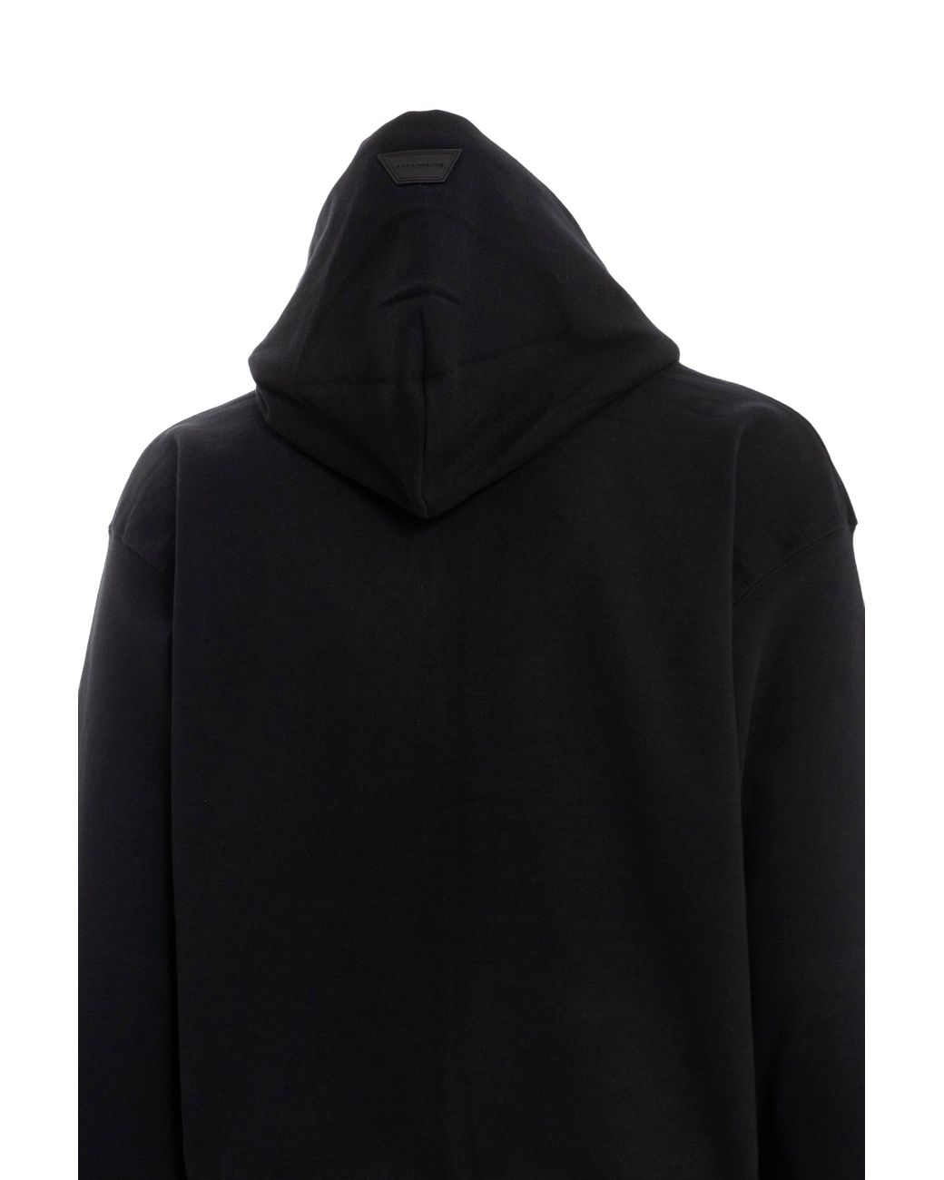 FORSOMEONE Solid Zip Hoodie in Black for Men | Lyst