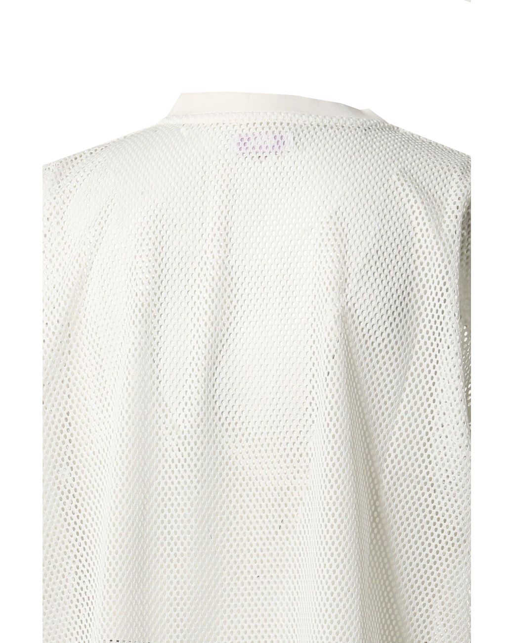 ERL Rugby Mesh Tshirt Knit in White | Lyst