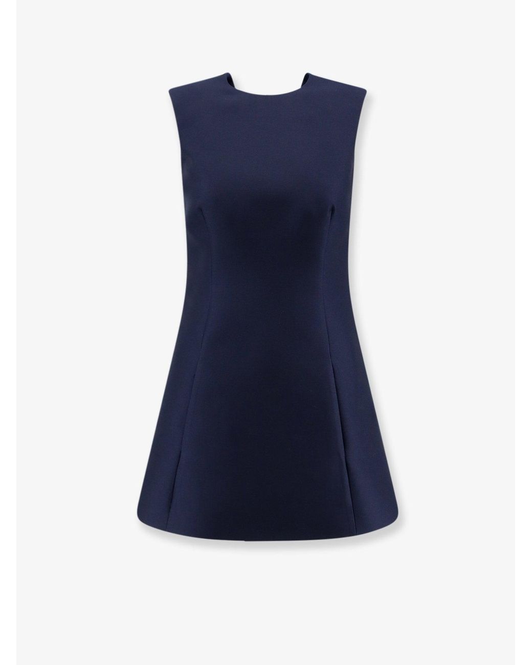 Balenciaga Blue A-Line Mini Dress