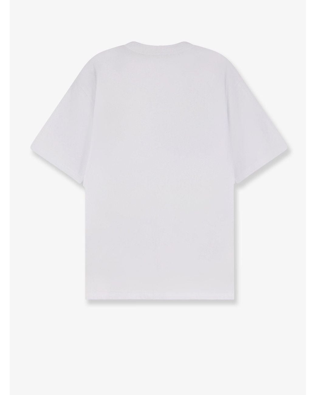 SACAI X CARHARTT WIP White Cotton T-Shirt With Frontal Logo Patch for men