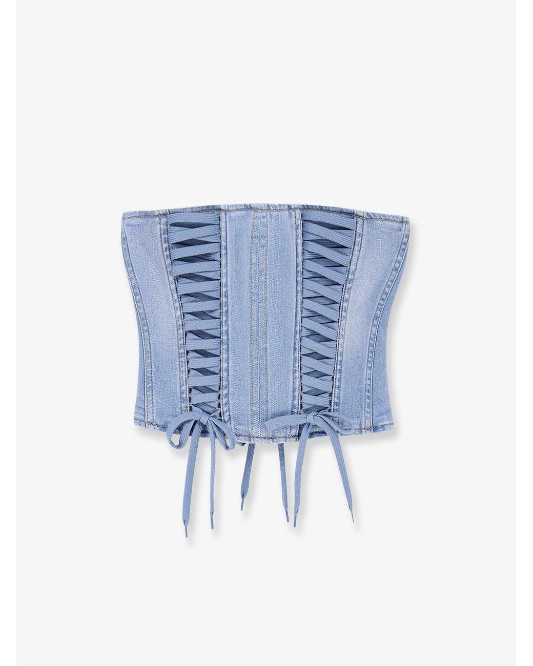 Elisabetta Franchi Blue Mini Elegant Top
