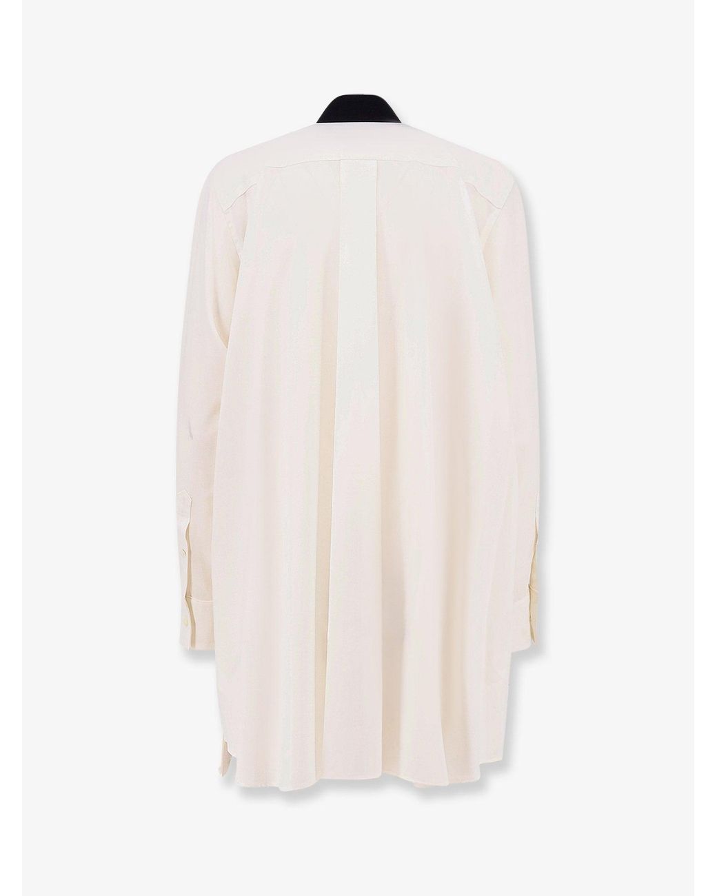 Sacai Blue Bicolor Shirt With Pockets