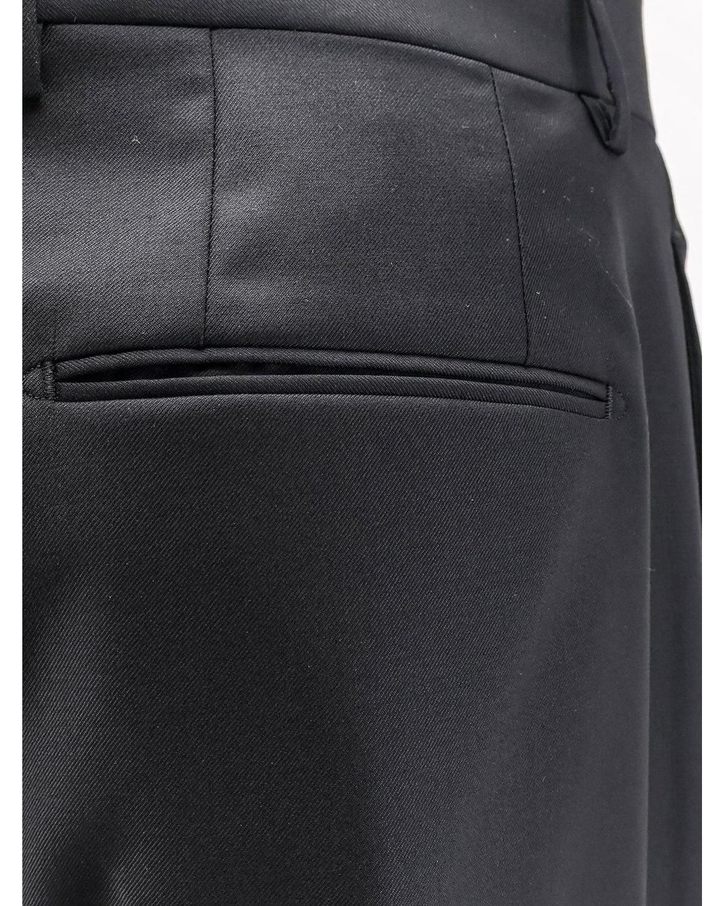 Tagliatore Blue Virgin Wool Trousers for men