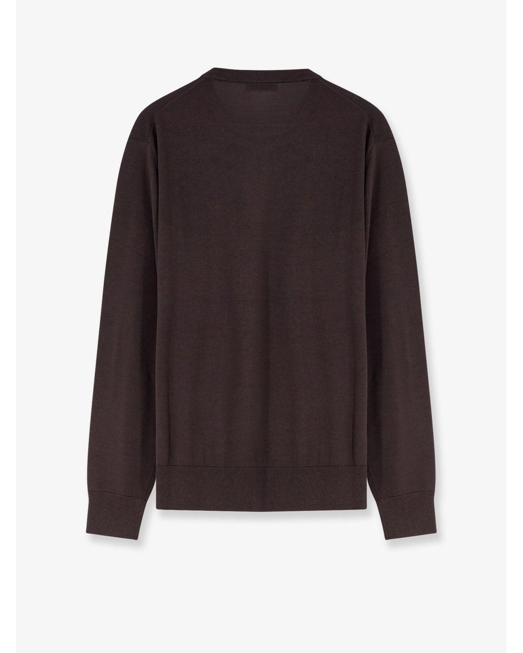 Bramani Cashmere Brown Wool Sweater for men
