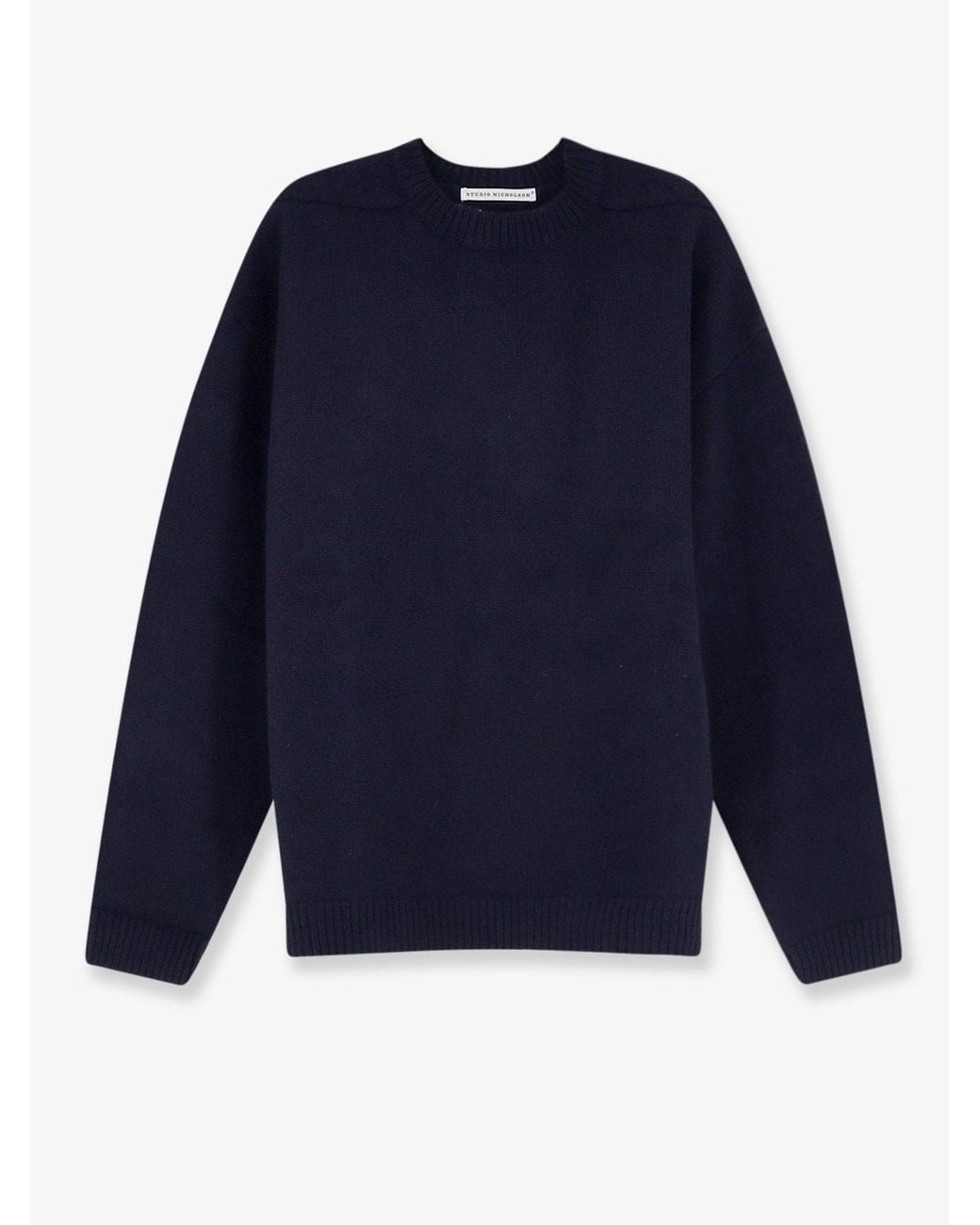 Studio Nicholson Blue Lambswool Sweater for men