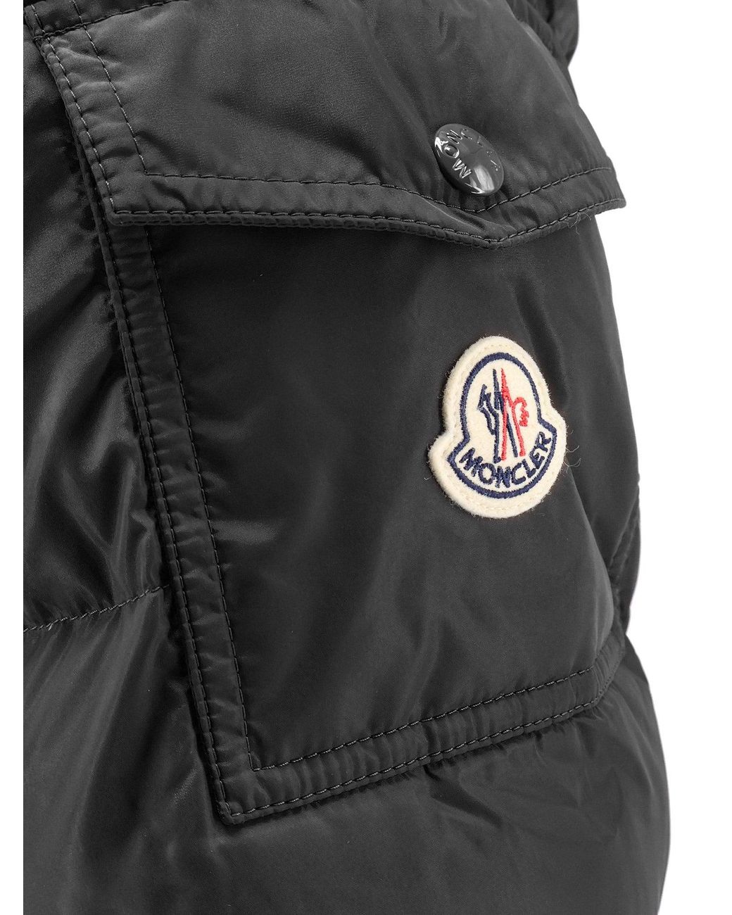Moncler Black Maya Recycled Material Down Jacket for men