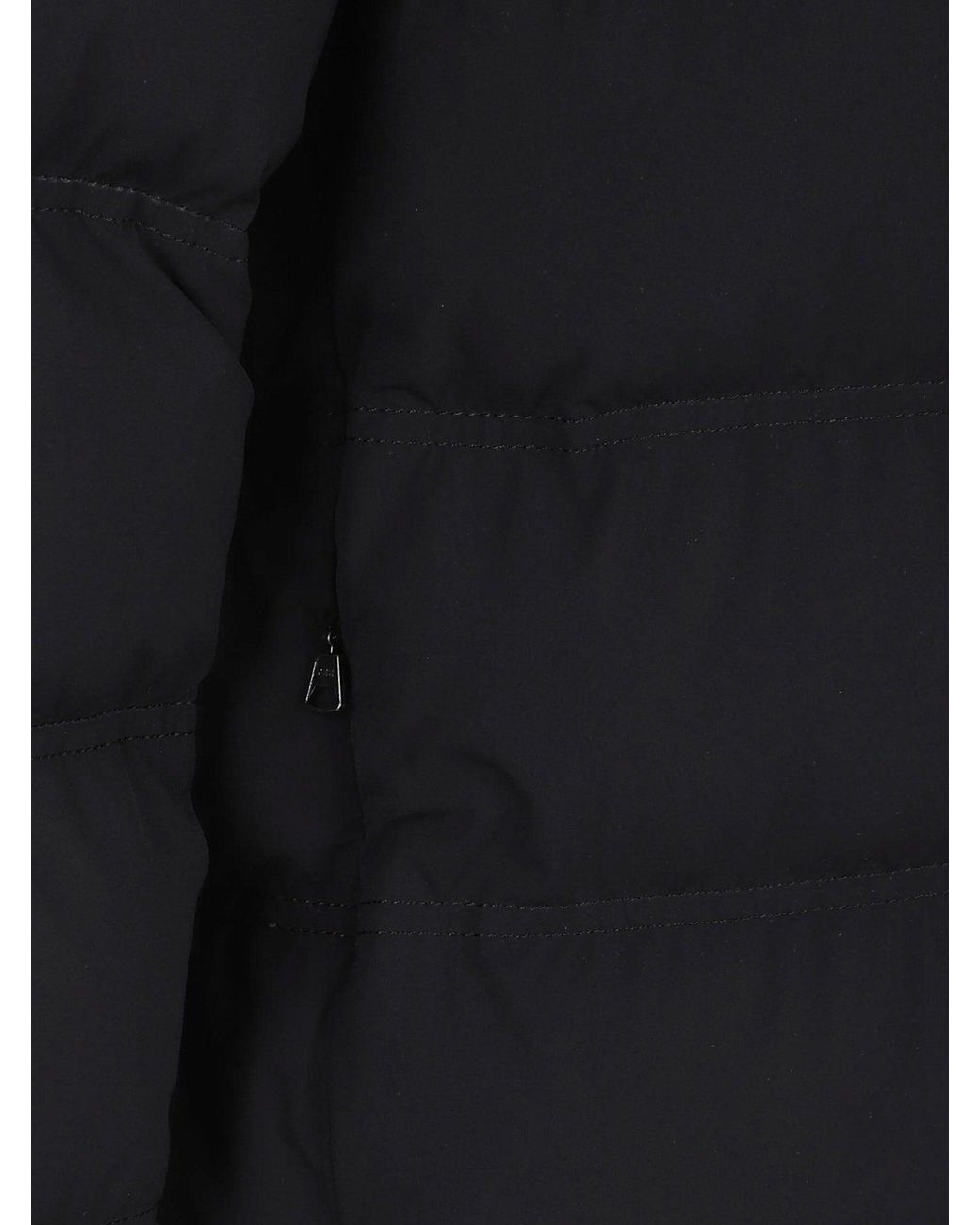 Aspesi Black Hobbs Stretch Nylon Down Jacket for men