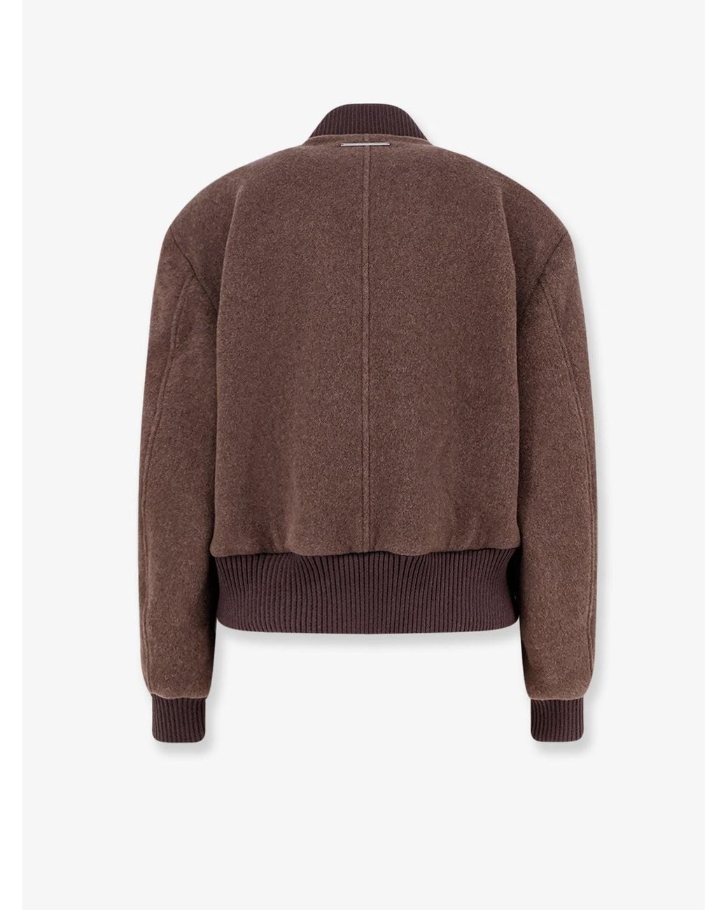Seafarer Brown Clara Virgin Wool And Cashmere Blend Jacket