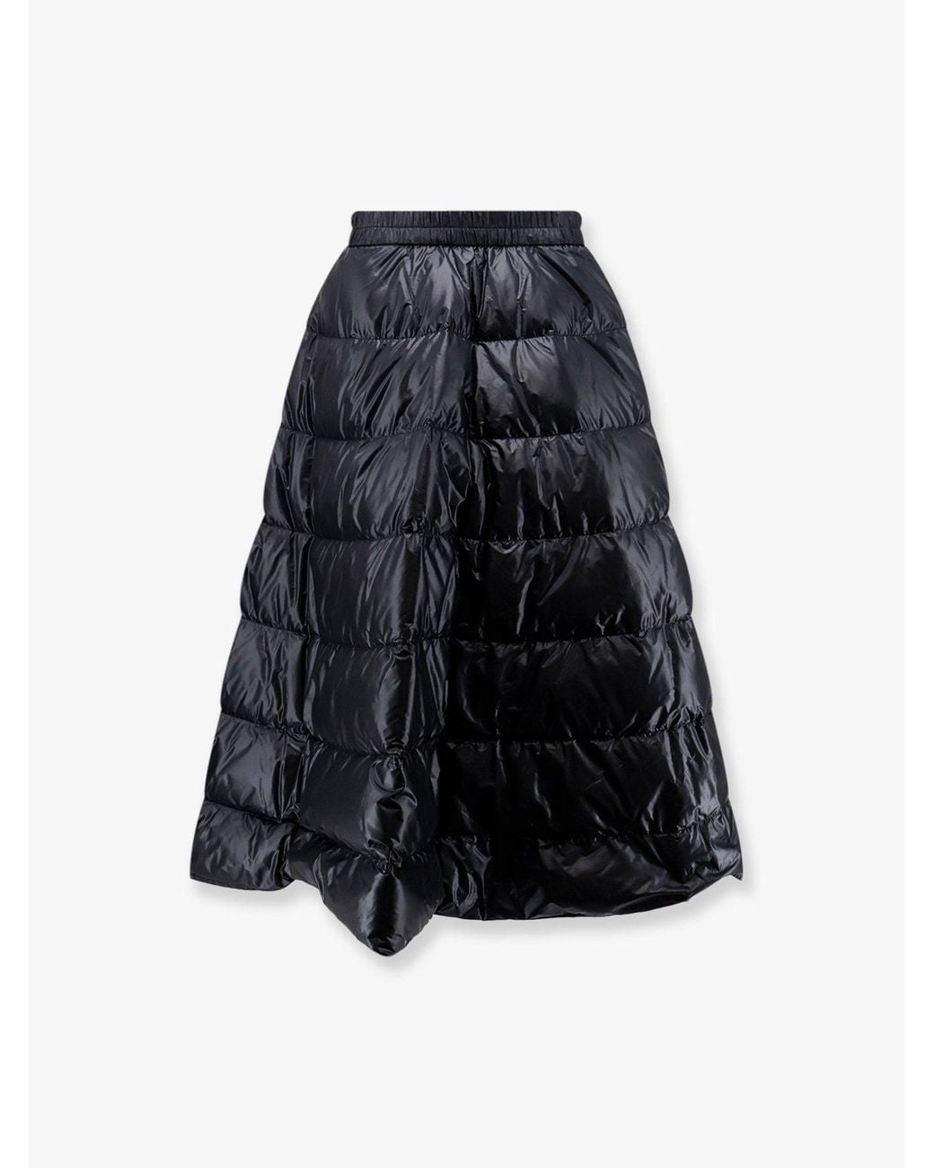 Moncler Blue Padded Recycled Nylon Skirt