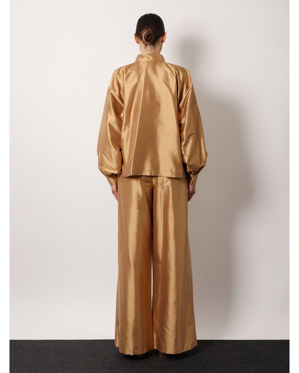 Max Mara Natural Scalata Shantung Shirt