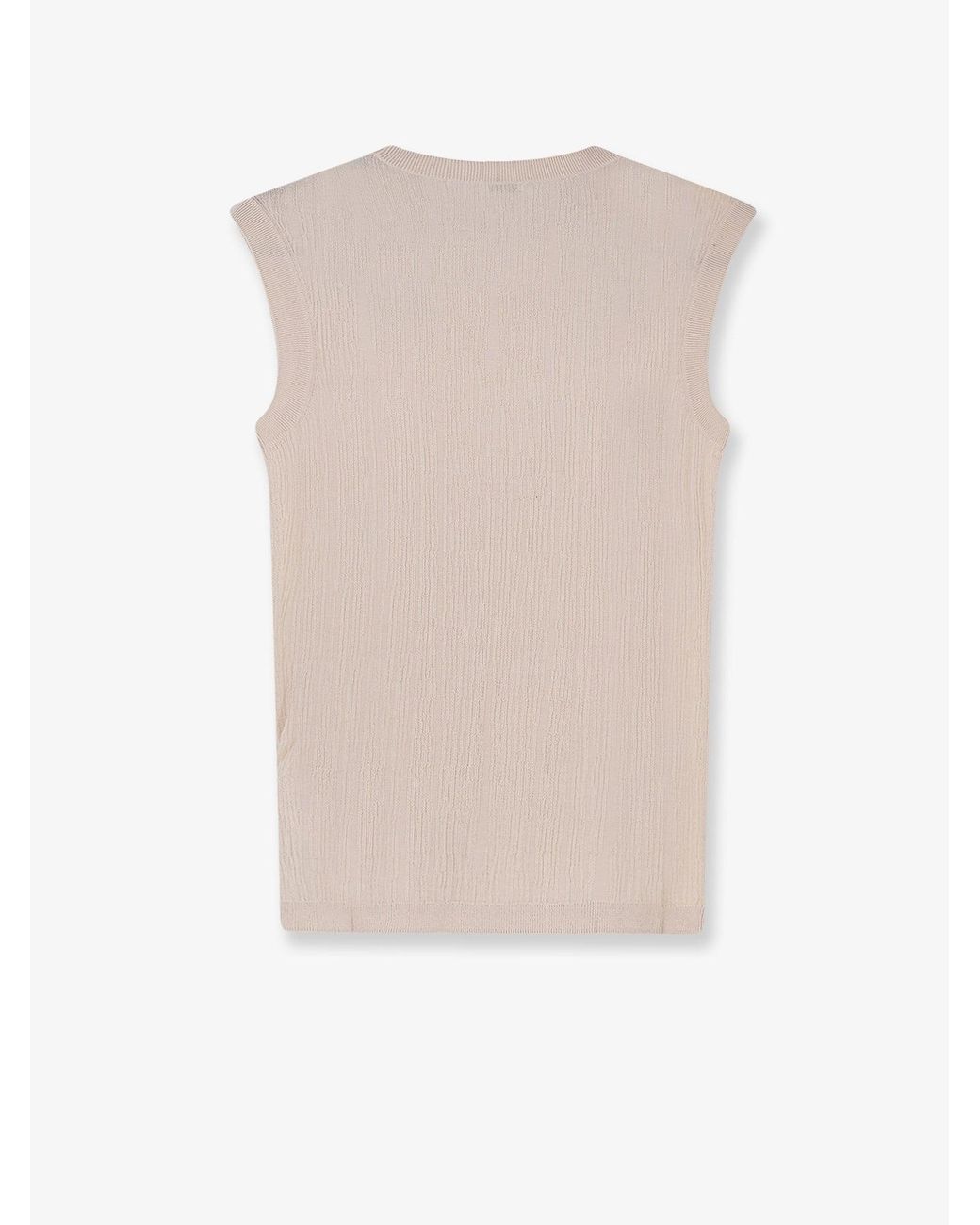 Joseph White Calife Silk And Cotton Tank Top