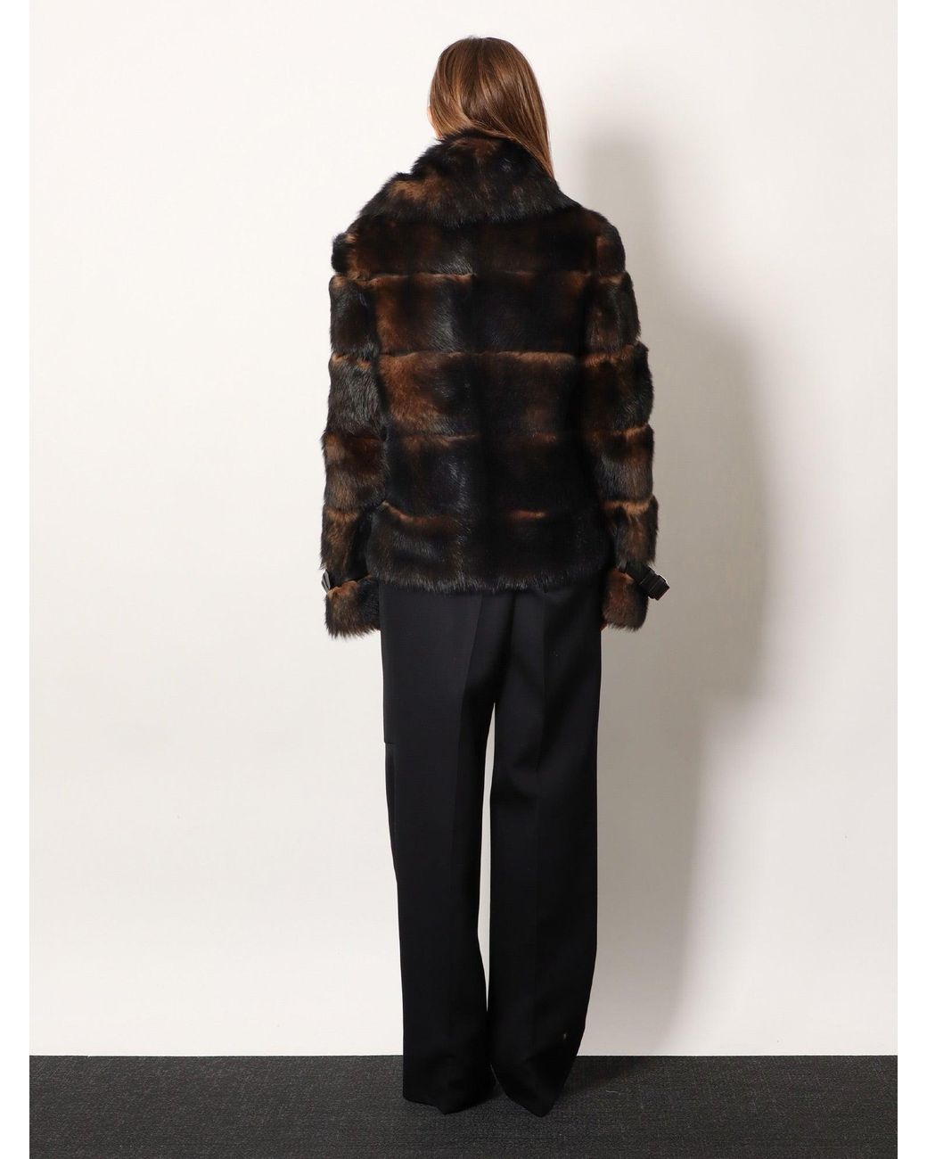 Shearling Jacket di Fendi in Brown