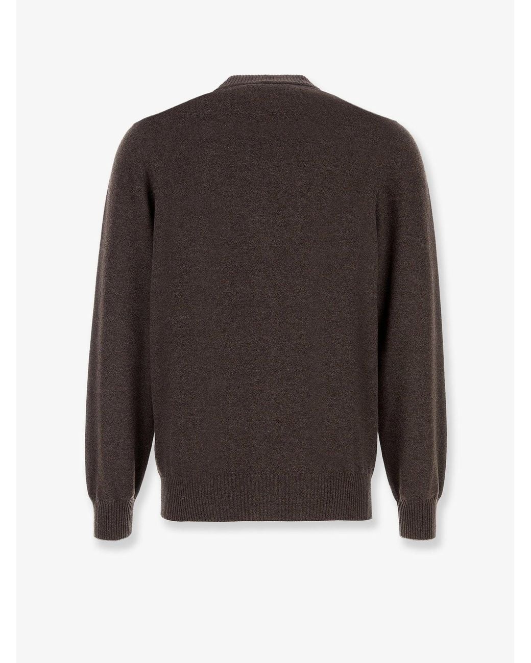 Brunello Cucinelli Black Cashmere Cardigan for men