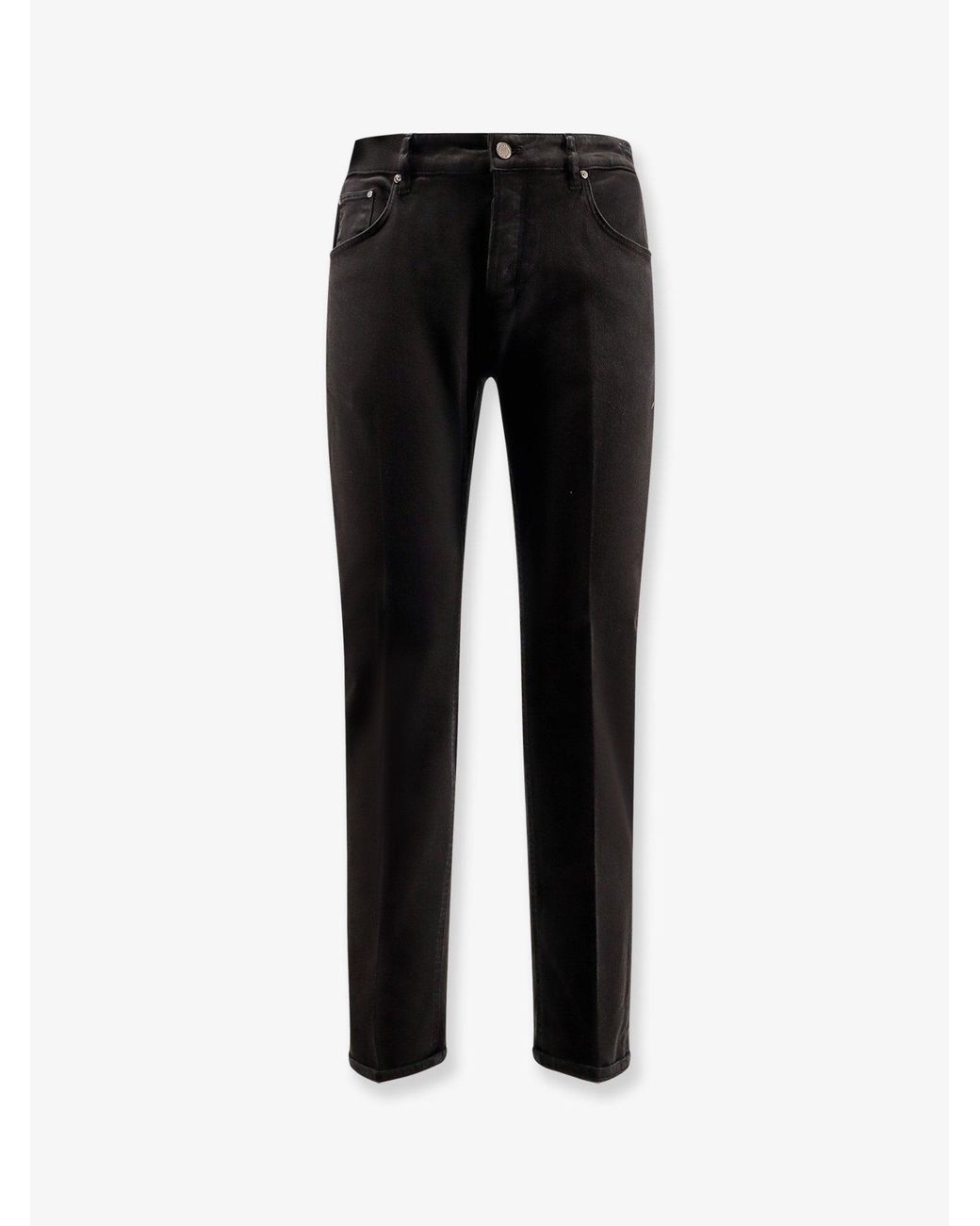 PT Torino Black Reggae Tapered Jeans for men