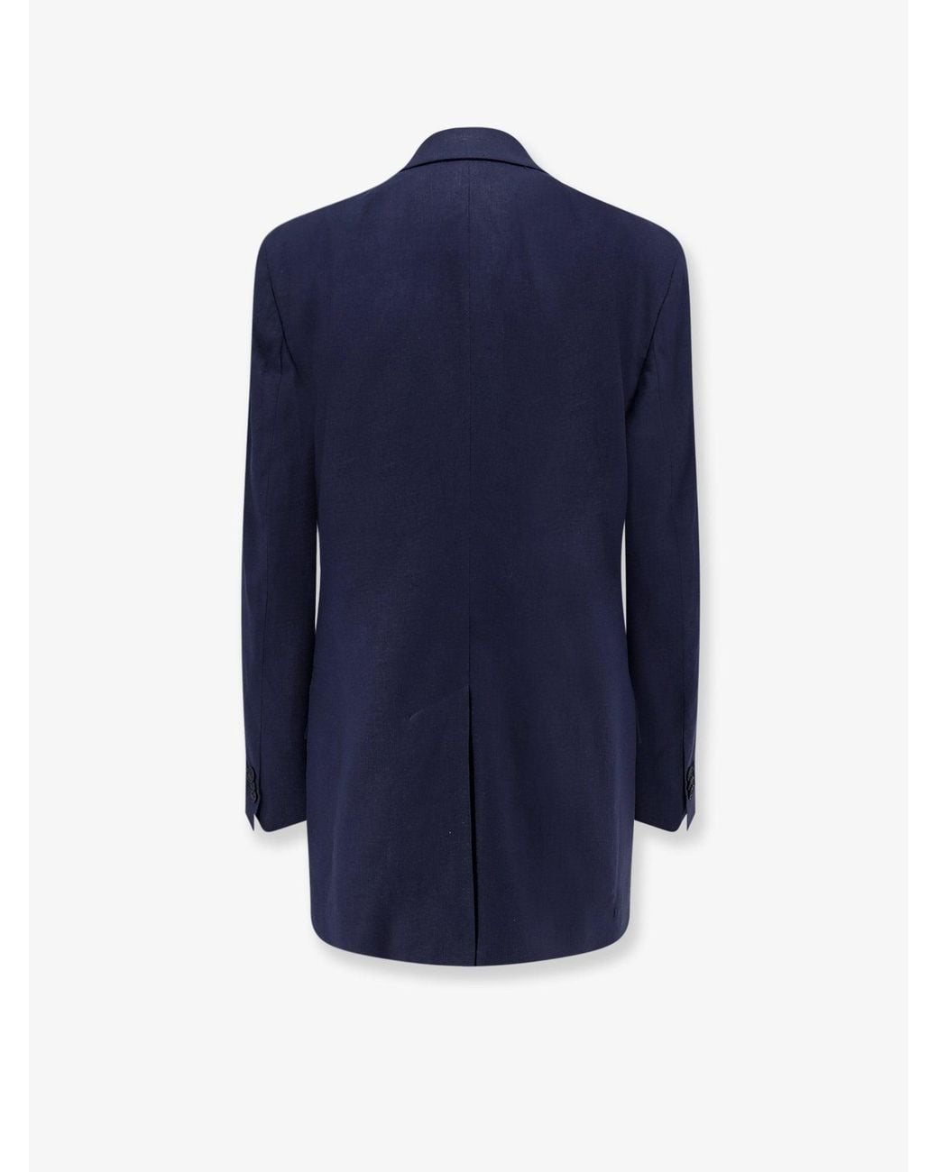 Hevò Blue Rocchetta Linen And Viscose Suit