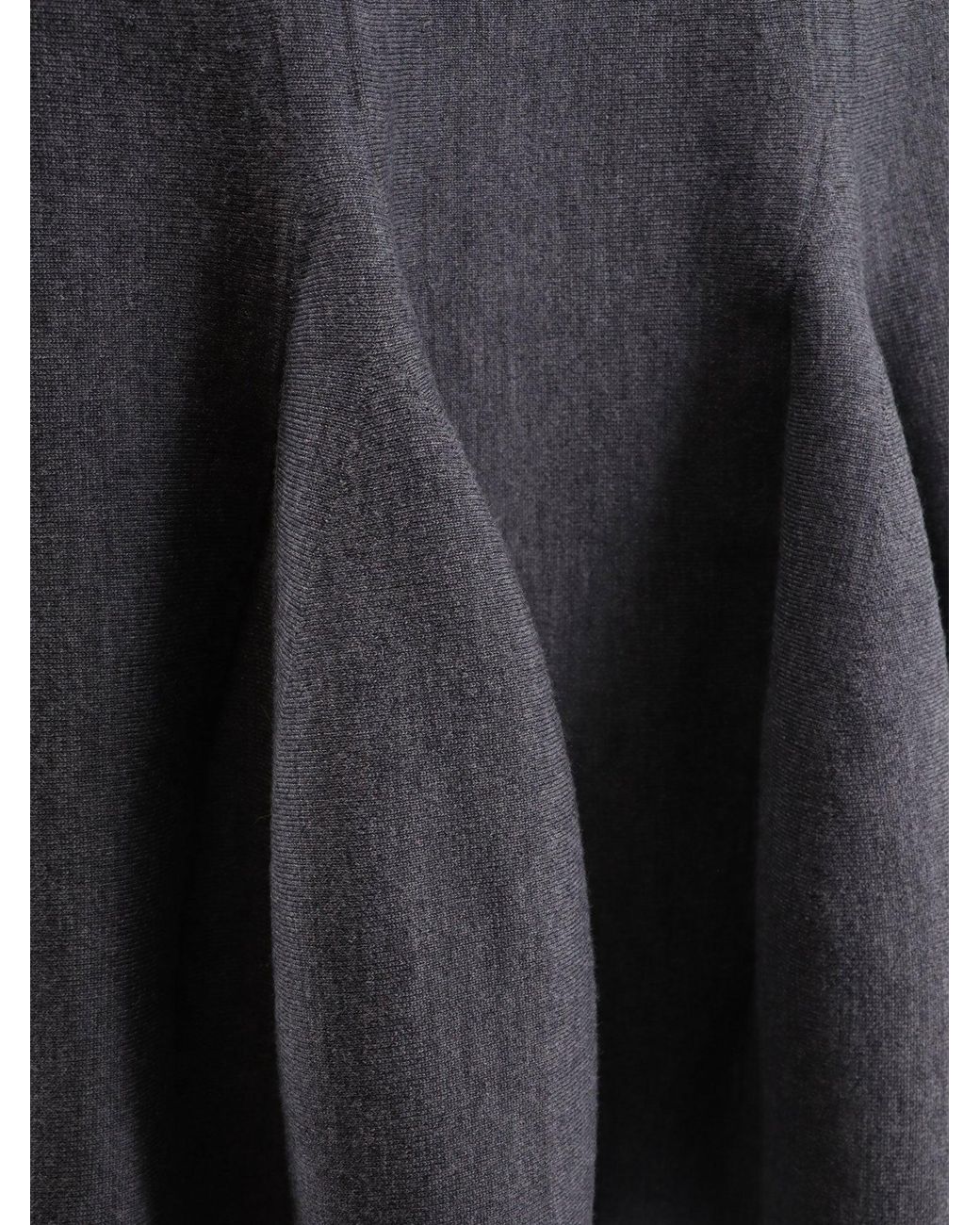 Alaïa Gray Virgin Wool Blend Skirt