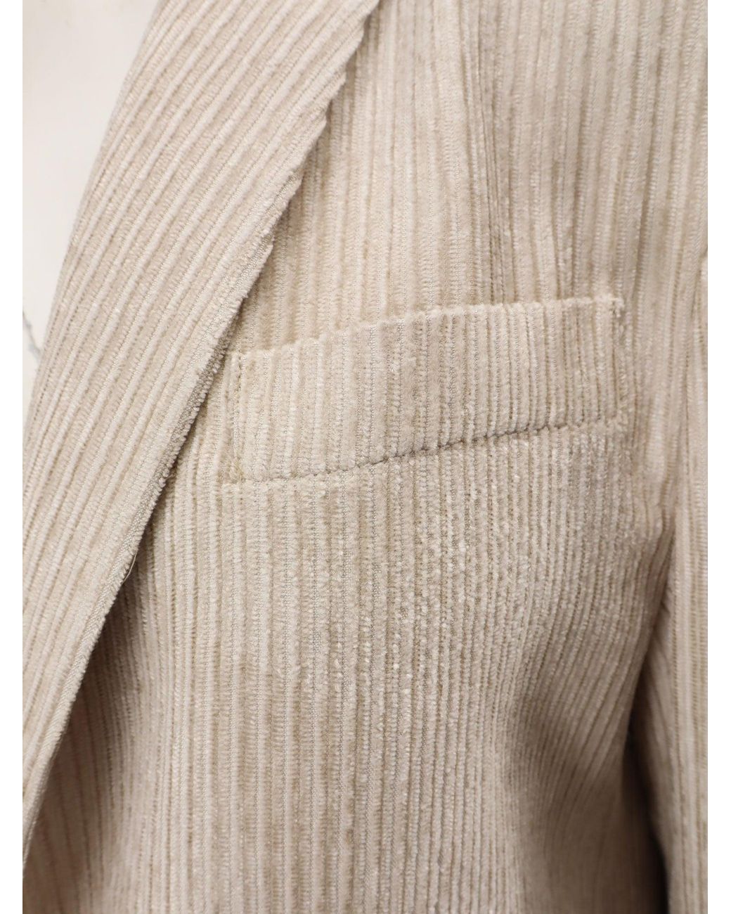 Alysi Natural Corduroy Blazer