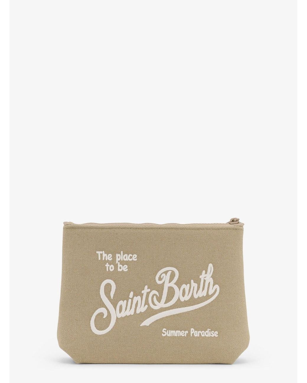 Mc2 Saint Barth Natural Aline Canvas Clutch for men