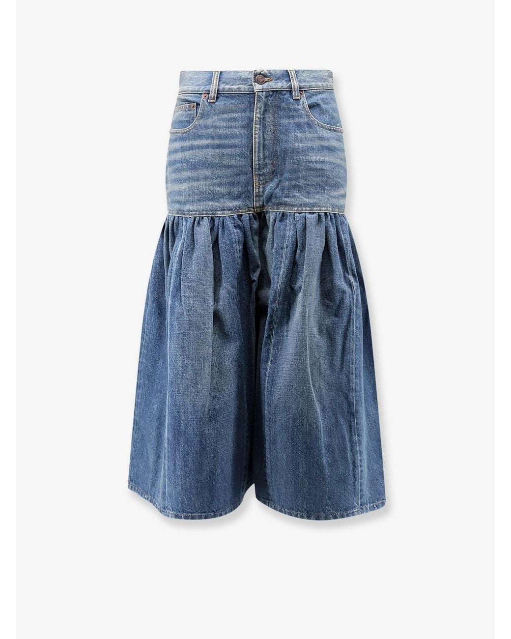 Chloé Blue Lightweight Cotton Denim Fabric Skirt/Trousers