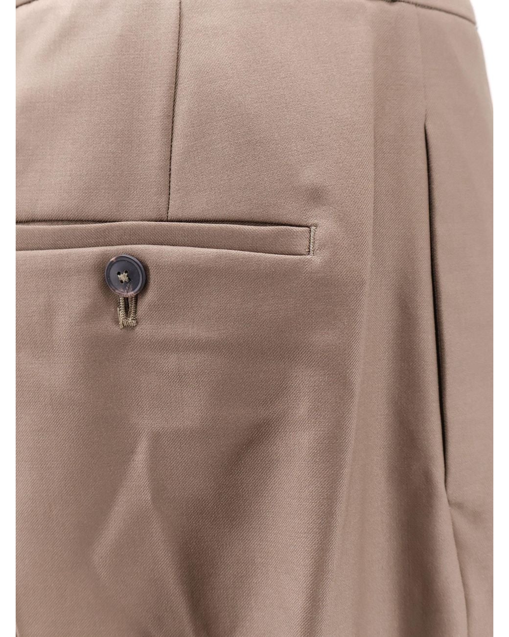 Rohe Natural Relaxed Virgin Wool Trousers