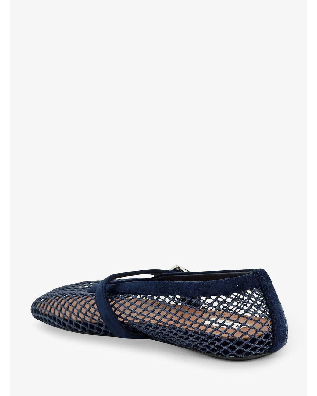 Alaïa Blue Mesh Ballet Flats