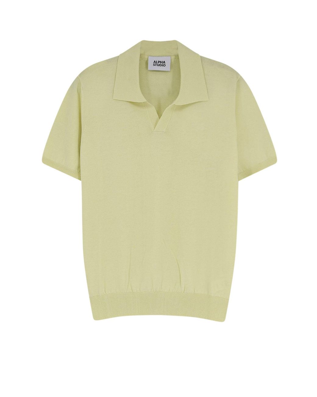 Polo di Alpha Studio in Green da Uomo